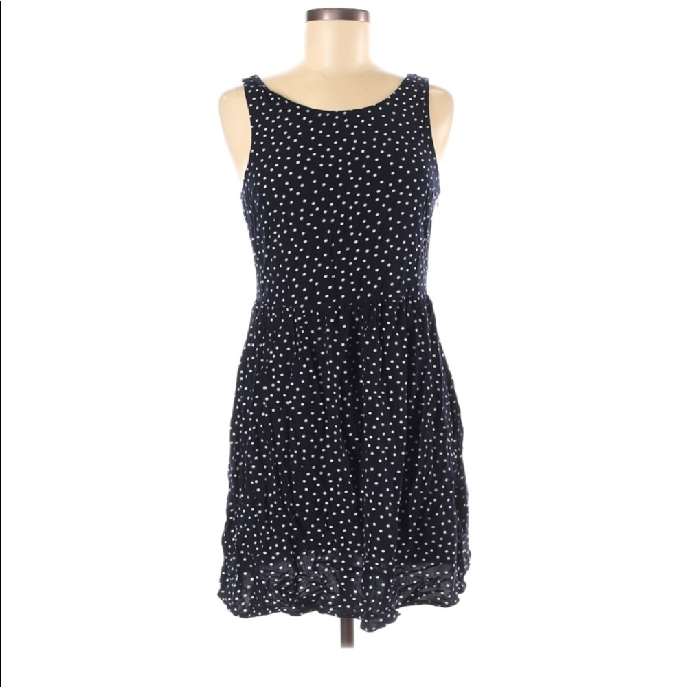 Cotton On navy blue polka dot sundress